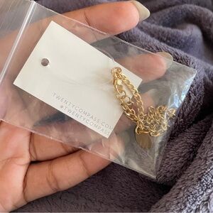 Twenty Compass Gold Kira Bracelet (BNWT)